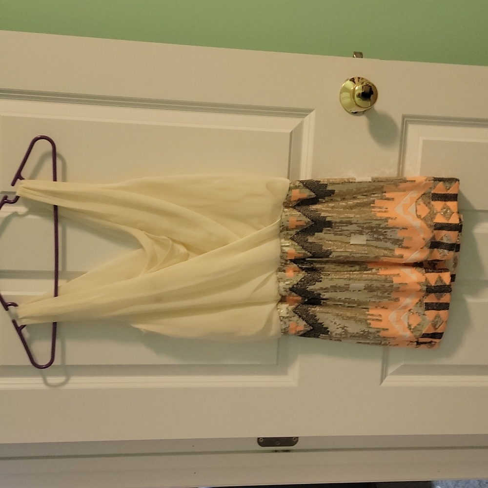As you wish size medium mini dress cowl neck
